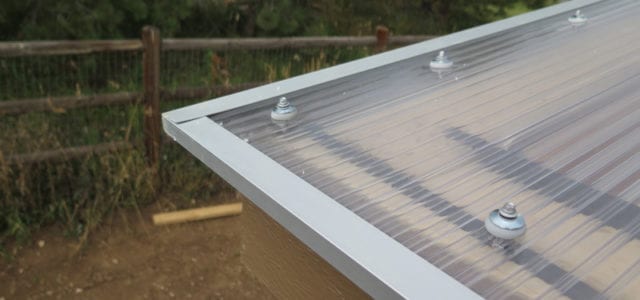 polycarbonate greenhouse roof