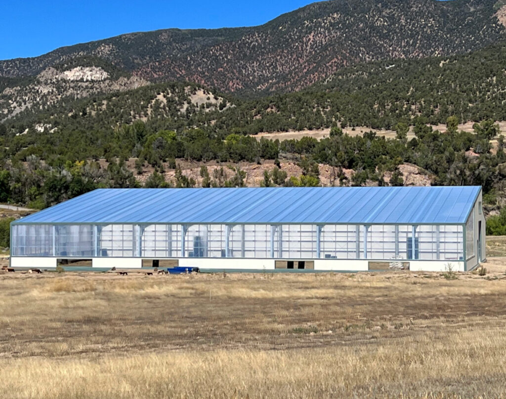 etfe view of greenhouse