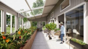 A homestead greenhouse- vesta