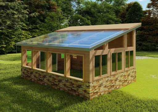 design development residential greenhouse render