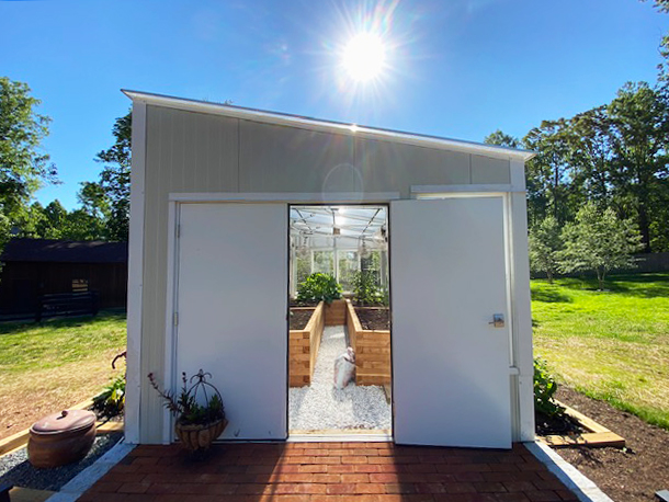 residential backyard kit greenhouse